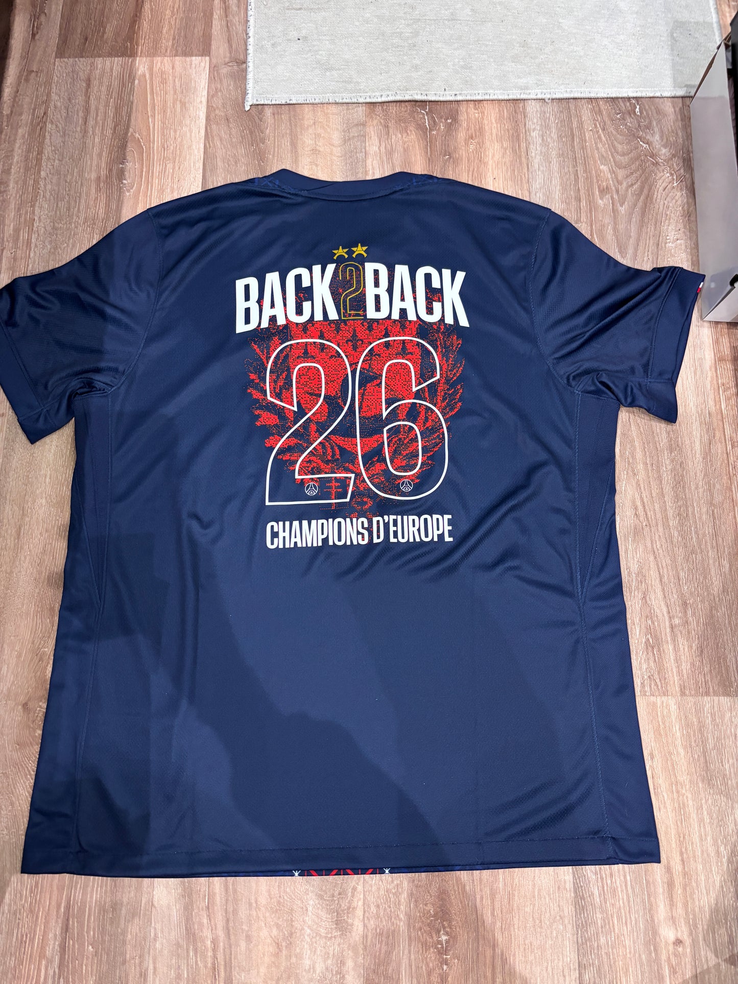 Maillot PSG Back to Back 2026 – Édition Champions d’Europe
