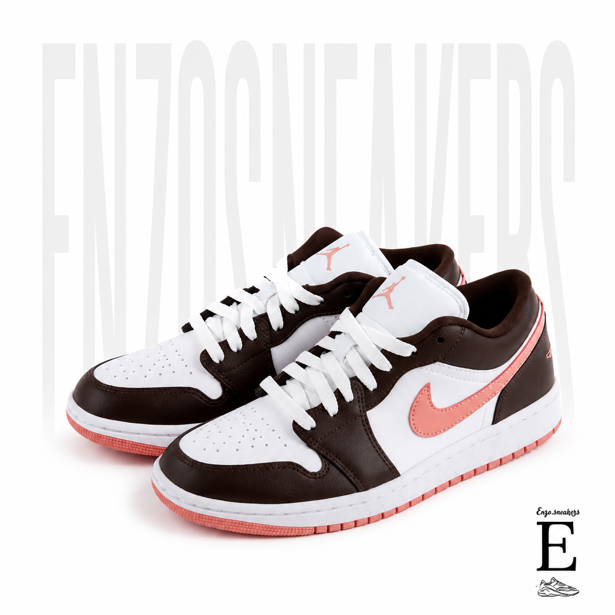 Air Jordan 1 Low “Pink / Brown” – Real Photos – In stock 🇫🇷