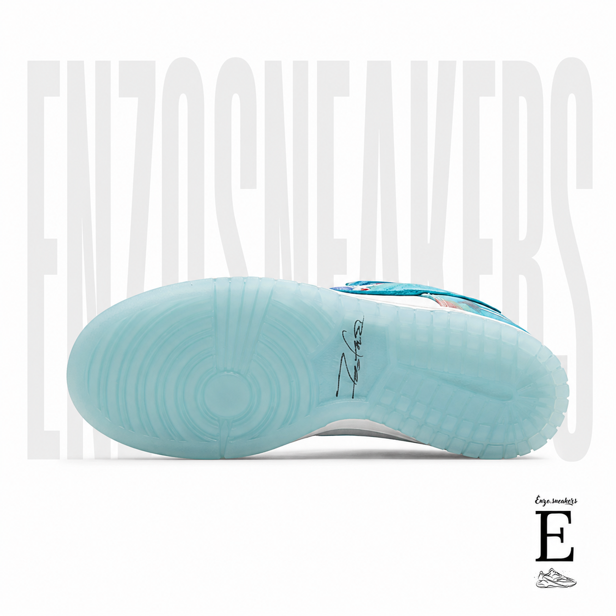 Nike Dunk Low SB Futura Laboratories Blanqueado Aqua