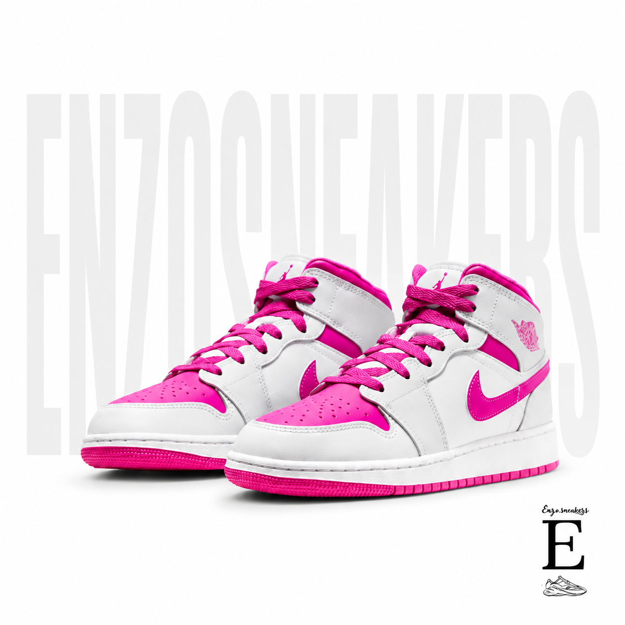 Air Jordan 1 Mid “Fire Pink” (GS) – Real Photos – In stock 🇫🇷