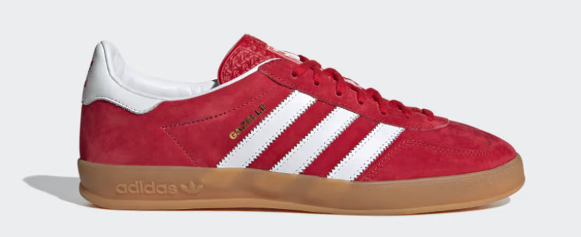 Adidas Gazelle Indoor Scarlet Could White