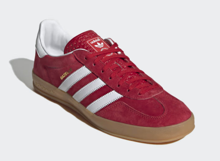 Adidas Gazelle Indoor Scarlet Could White