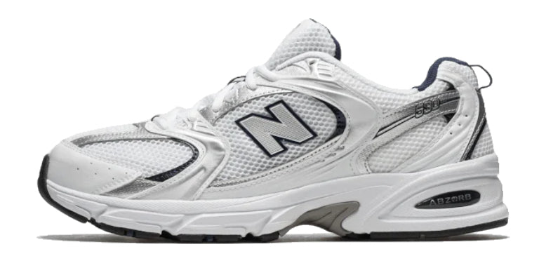 New Balance 530 White Grey Navy