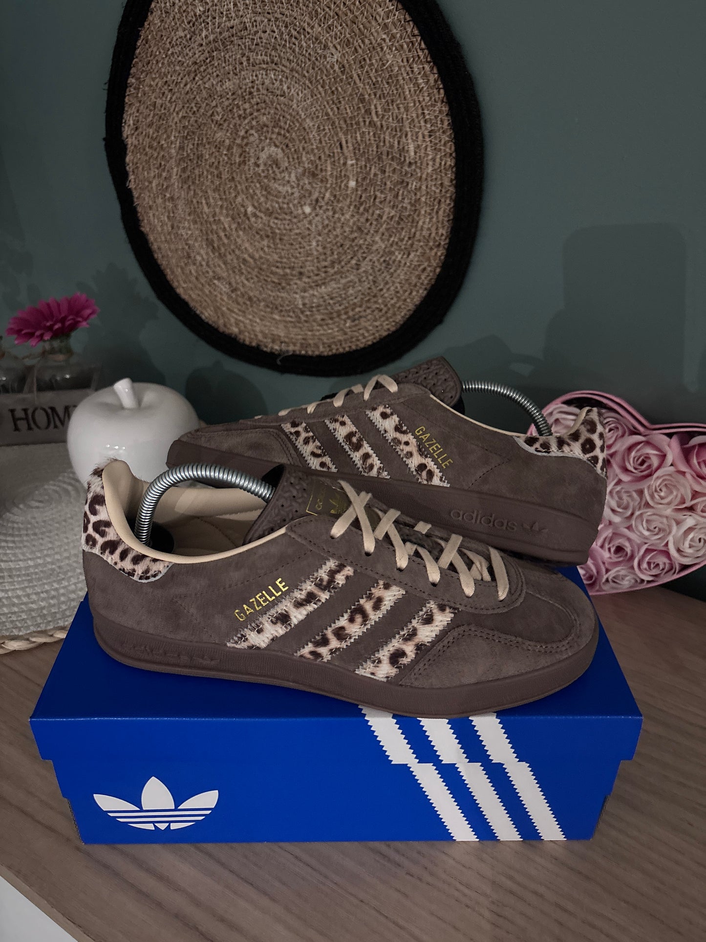 adidas Gazelle Indoor Earth Strata Leopard – Photos réelles – En stock 🇫🇷