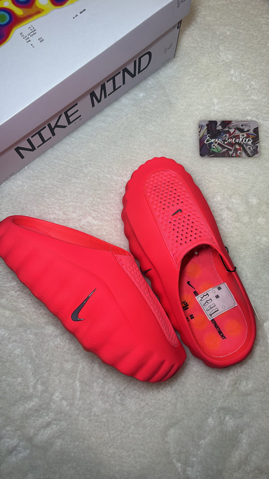 Nike Mind 001 Slide “Solar Red” – Photos réelles – En stock 🇫🇷