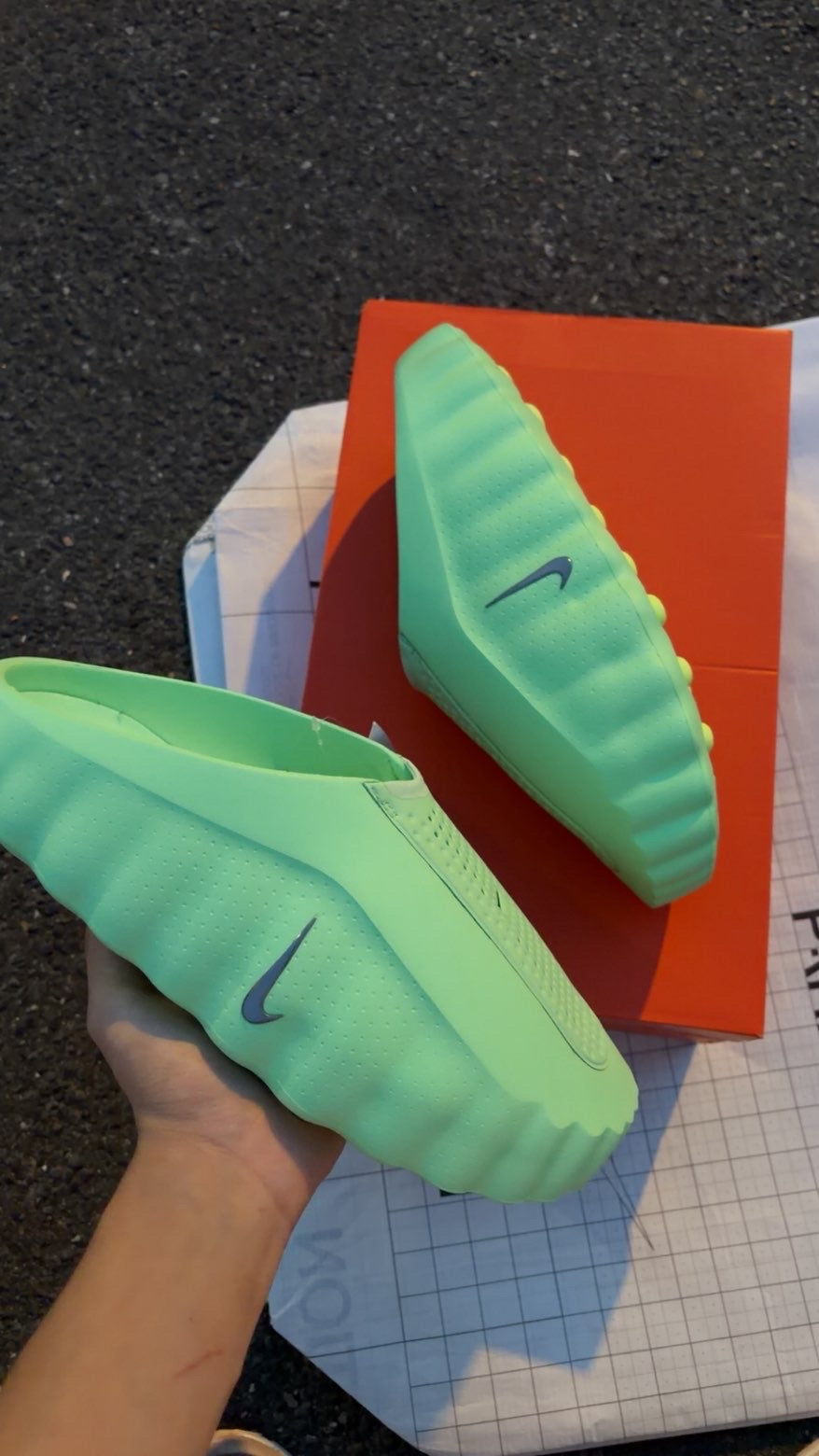 Nike Mind 001 Slide « Cucumber Calm » – Photos réelles – En stock 🇫🇷