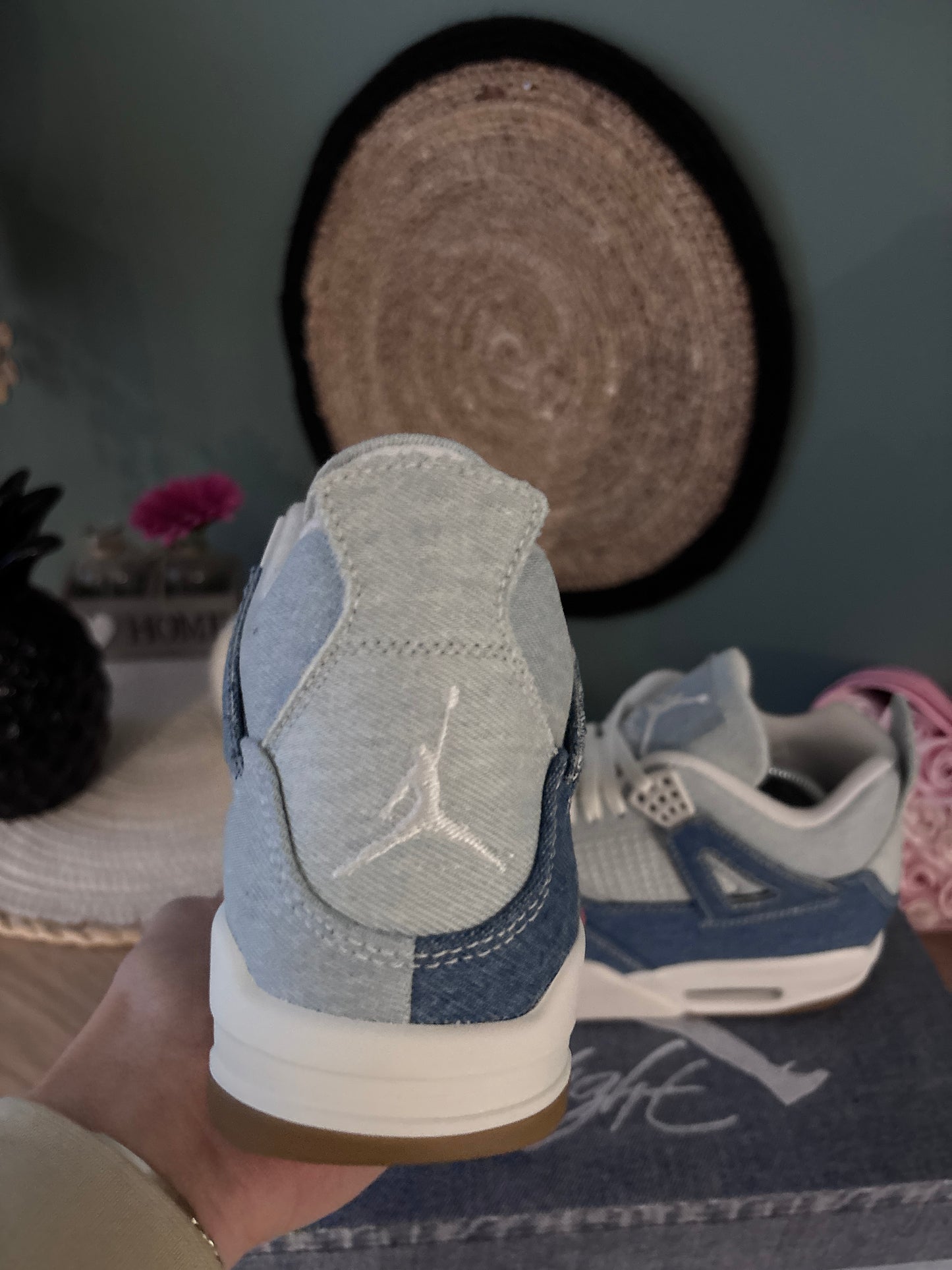 Jordan 4 Retro TEX Bleu Usé – Photos réelles – En stock 🇫🇷