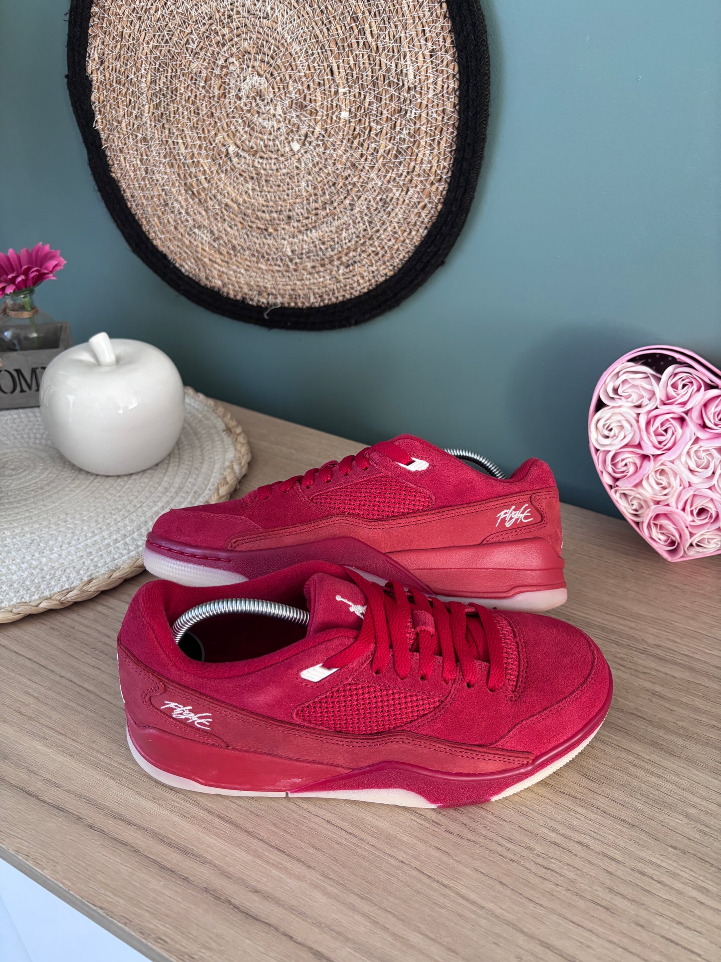 Jordan Flight Court Varsity Red Muslin Sail – Photos réelles – En stock 🇫🇷