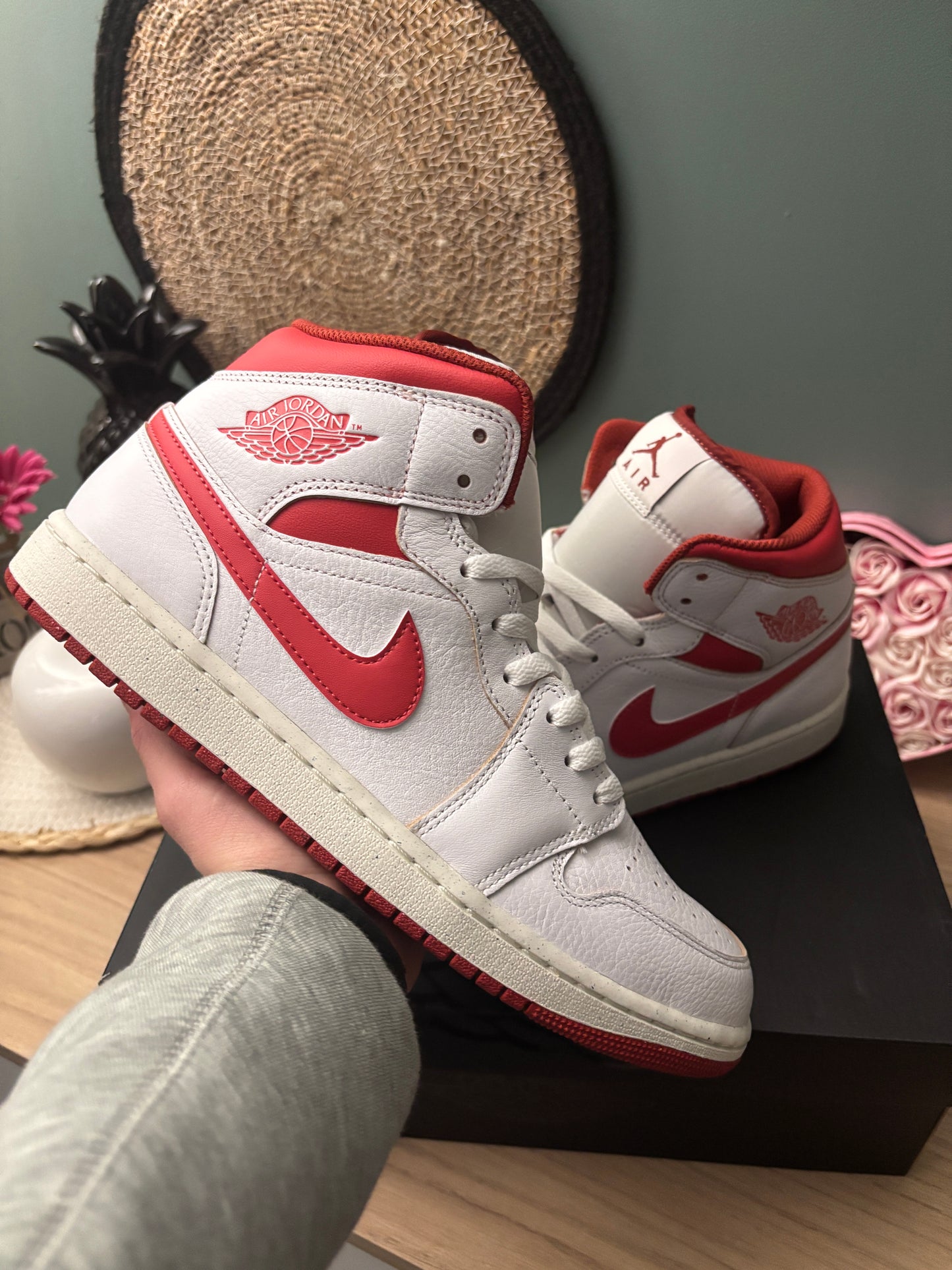 Air Jordan 1 Mid SE “Dune Red” – Photos réelles – En stock 🇫🇷