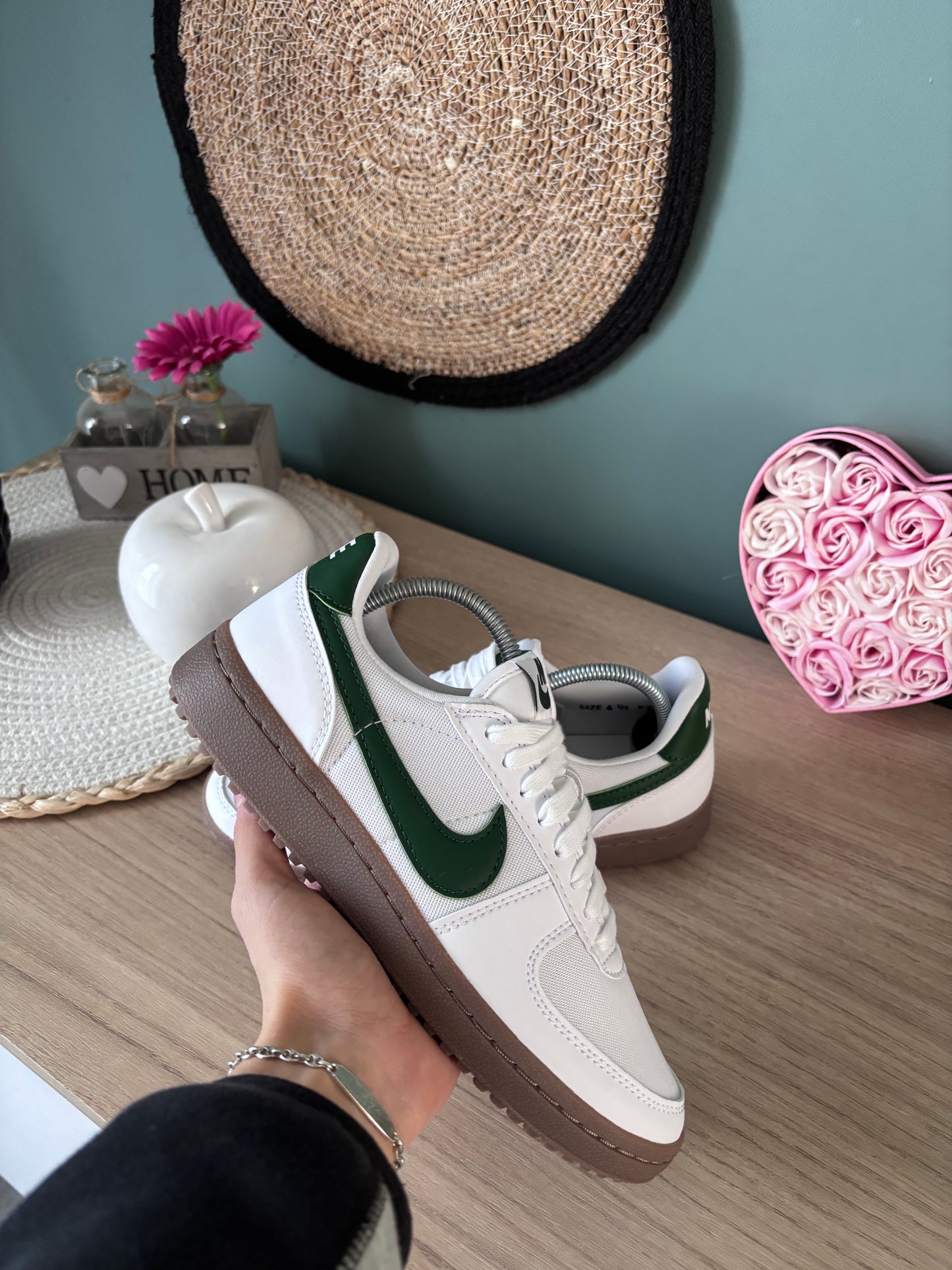 Nike Field General White / Gum Dark Brown / Gorge Green – Photos réelles – En stock 🇫🇷