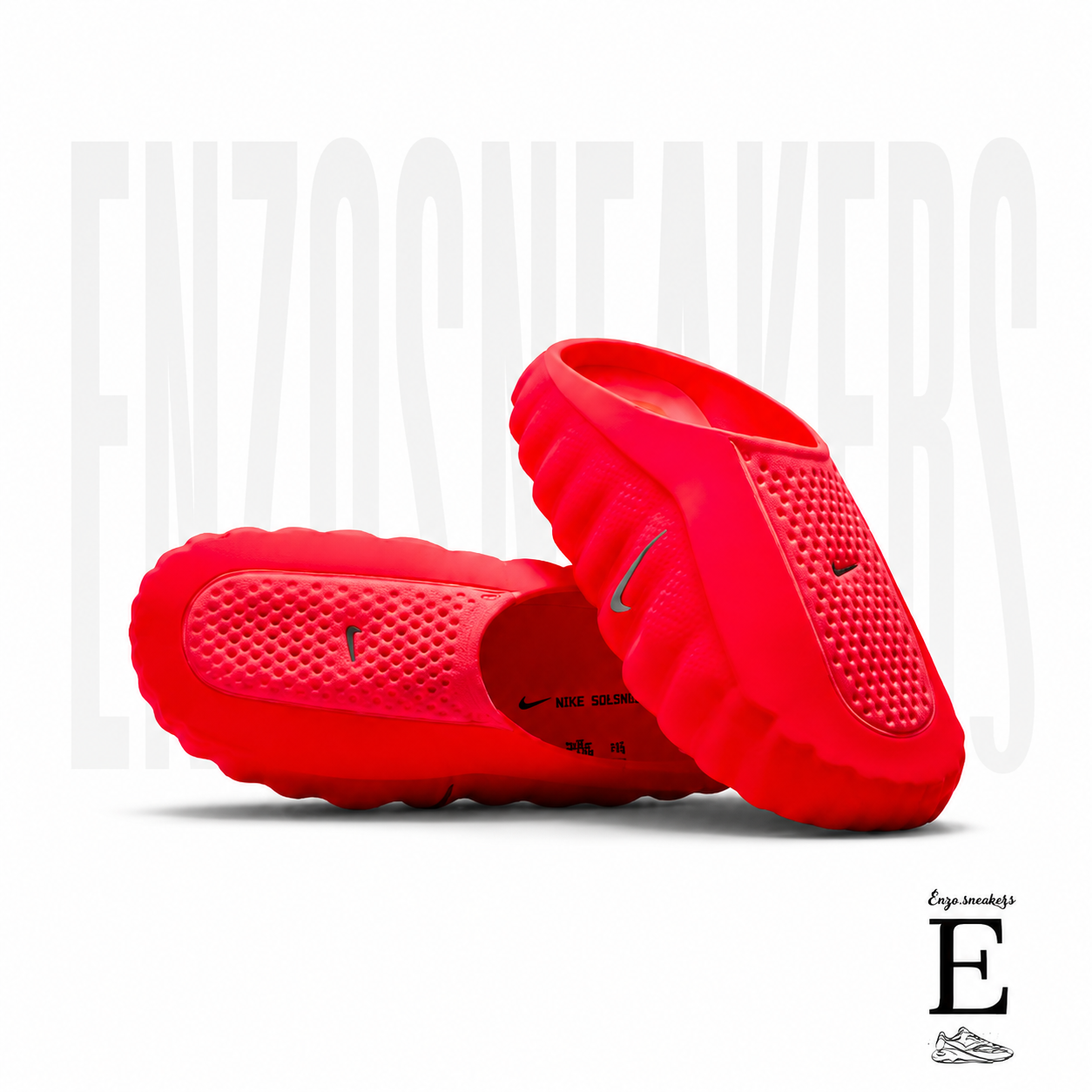 Nike Mind 001 Slide “Solar Red” – Photos réelles – En stock 🇫🇷