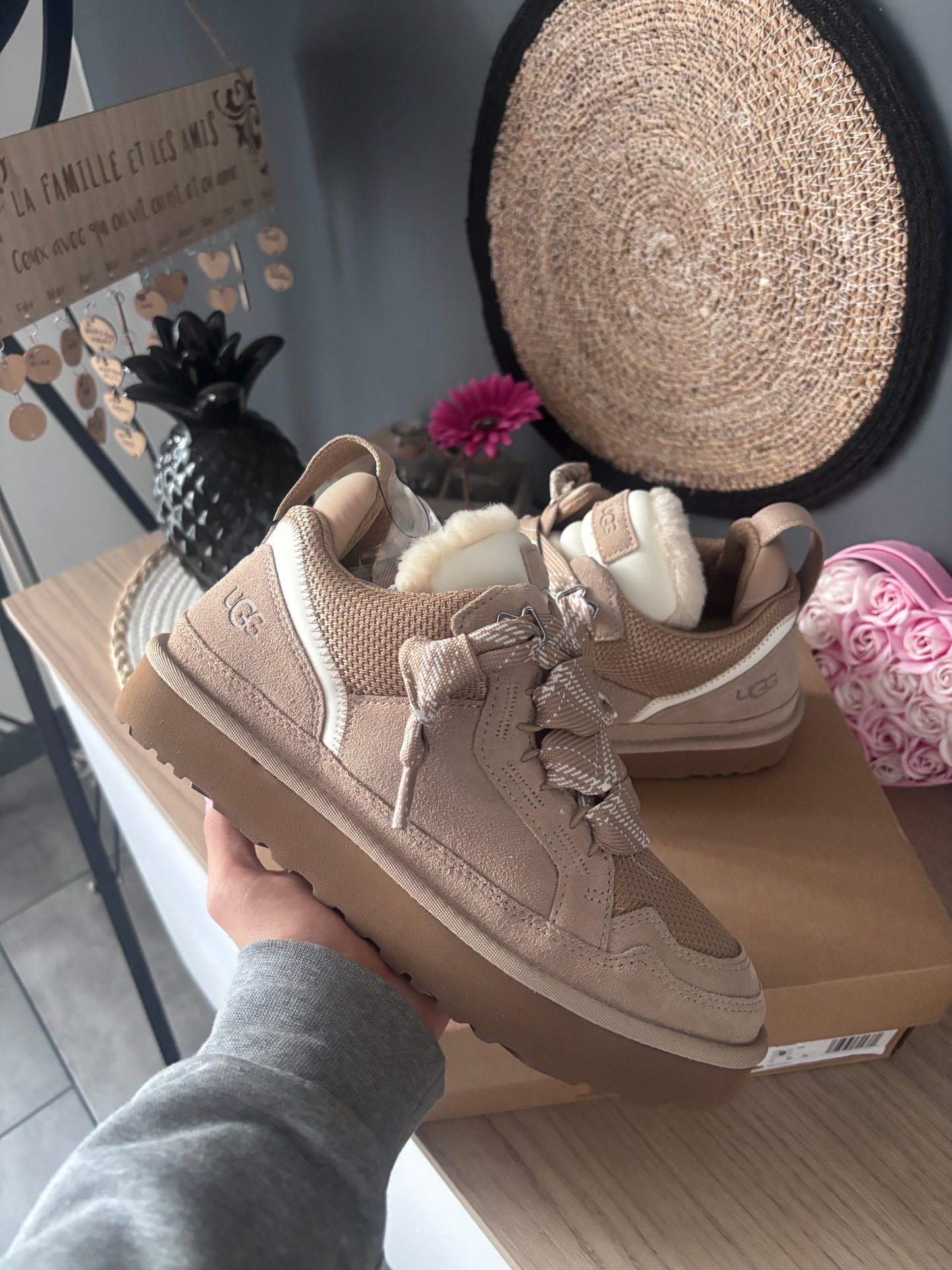 UGG Lowmel Sand – Photos réelles – En stock 🇫🇷
