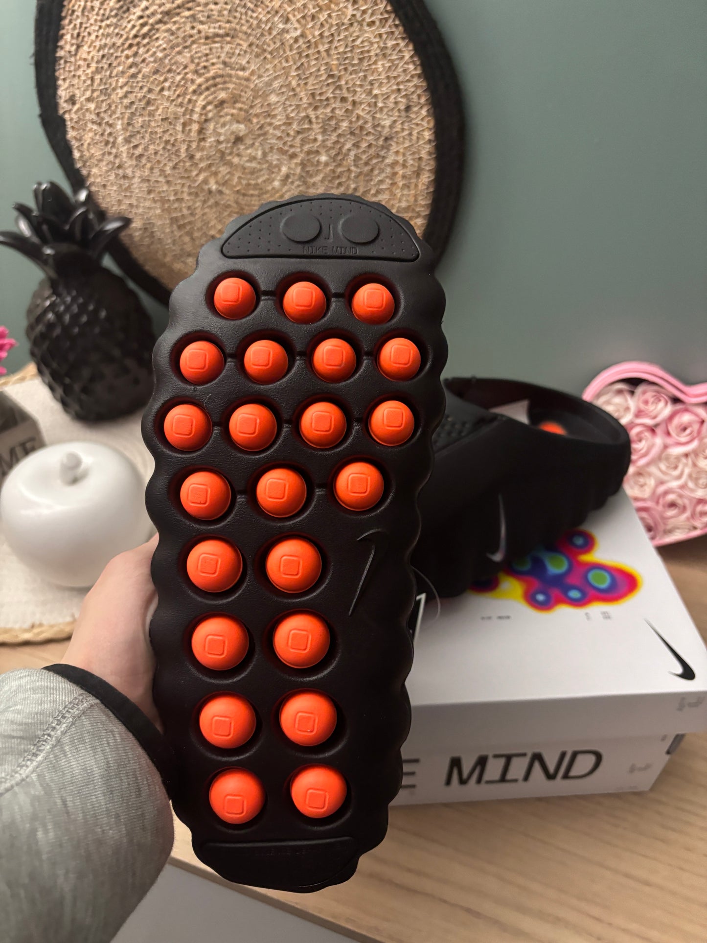 Nike Mind 001 Slide “Black Chrome” – Photos réelles – En stock 🇫🇷