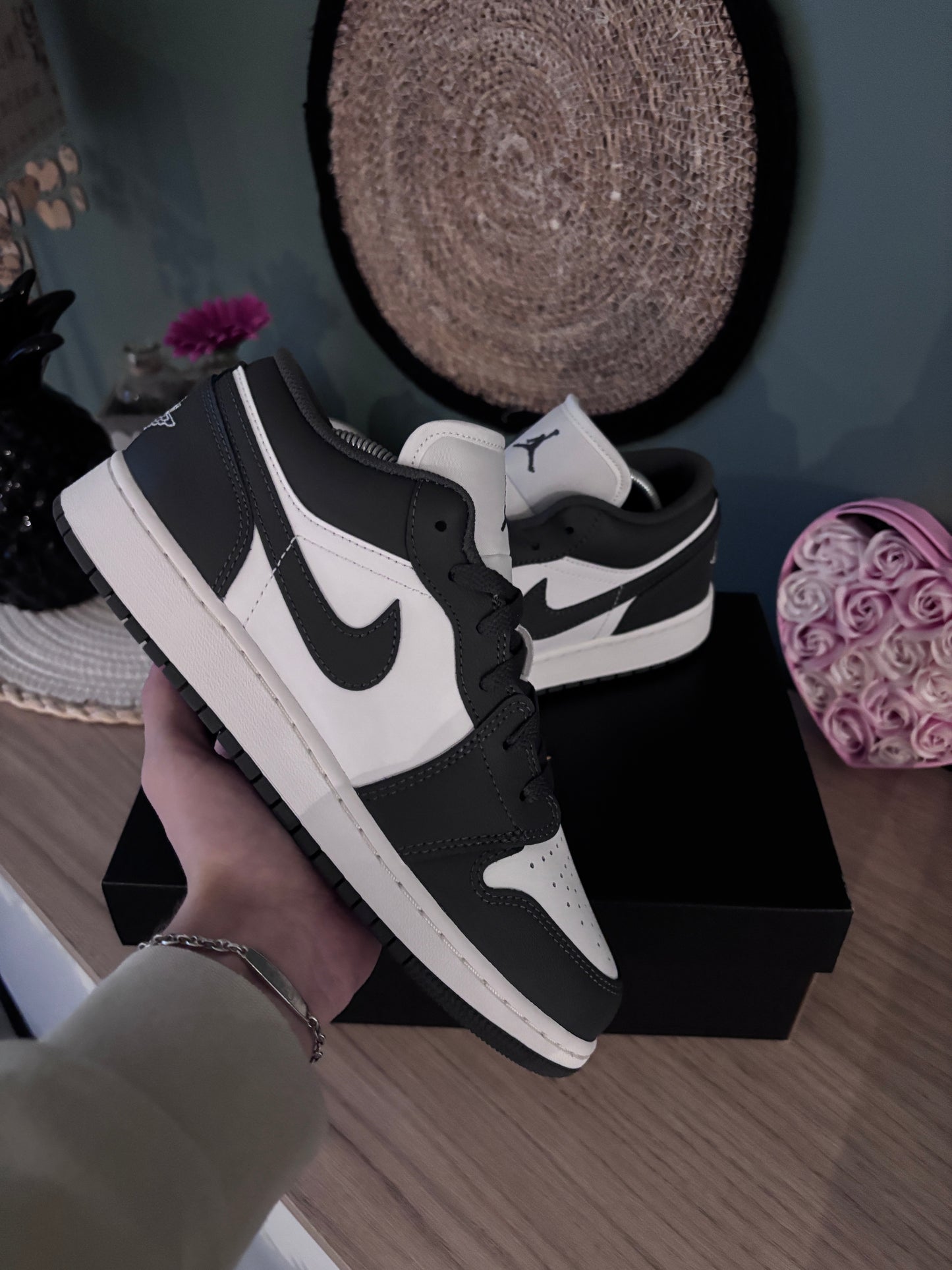 Jordan 1 Low Gris Blanc – Photos réelles – En stock 🇫🇷