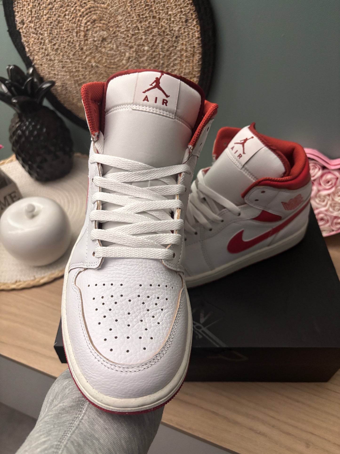 Air Jordan 1 Mid SE “Dune Red” – Photos réelles – En stock 🇫🇷