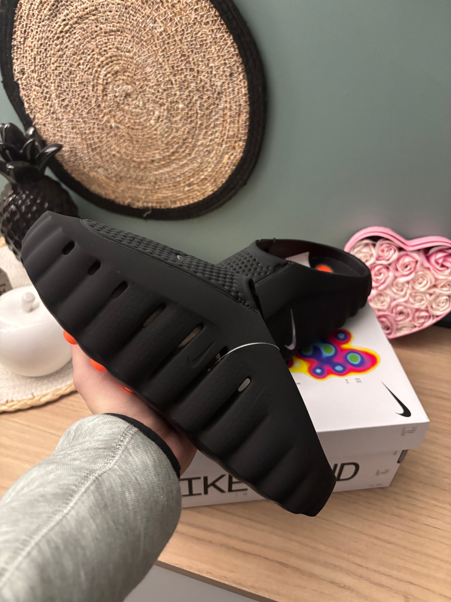 Nike Mind 001 Slide “Black Chrome” – Photos réelles – En stock 🇫🇷