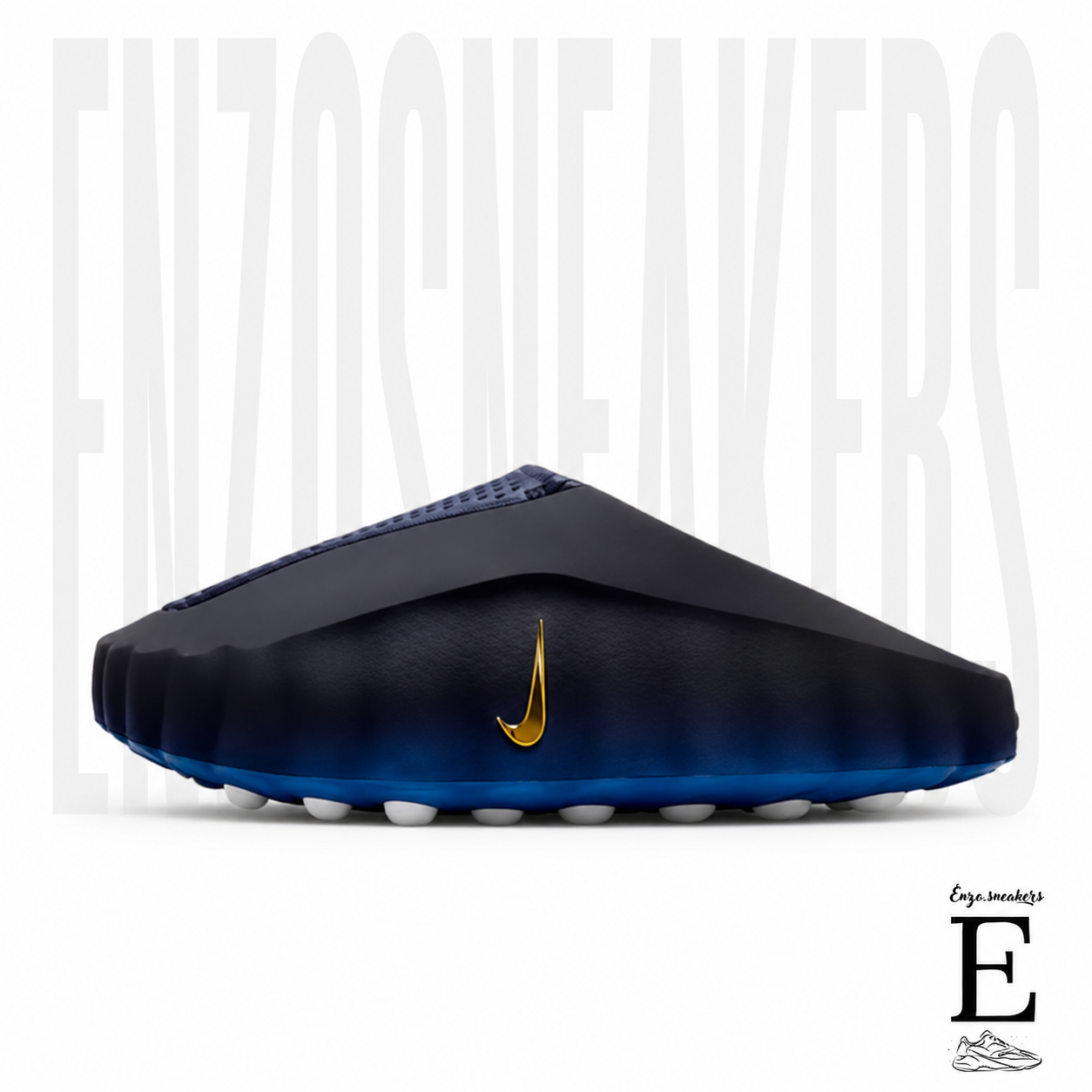 Nike Mind 001 Slide Blackened Blue Game Royal HQ4307-400 — Mule Futuriste Neuro-Design
