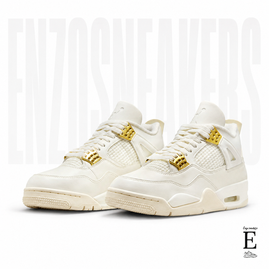 Air Jordan 4 Sail Metallic Gold