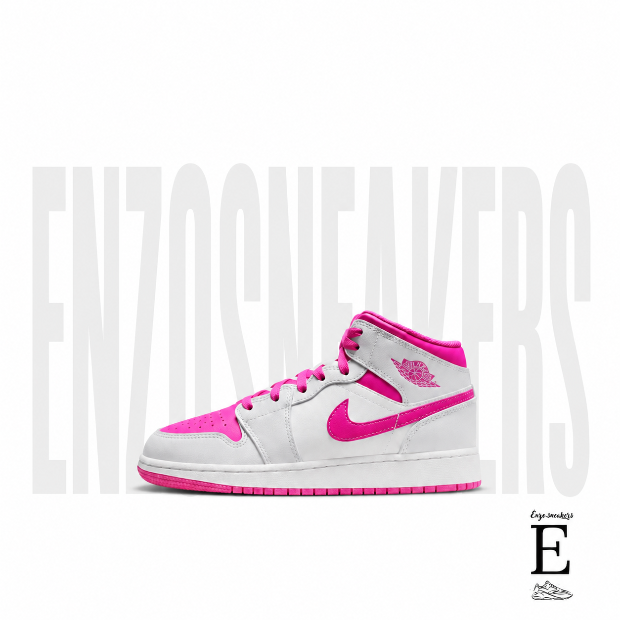 Air Jordan 1 Mid “Fire Pink” (GS) – Real Photos – In stock 🇫🇷