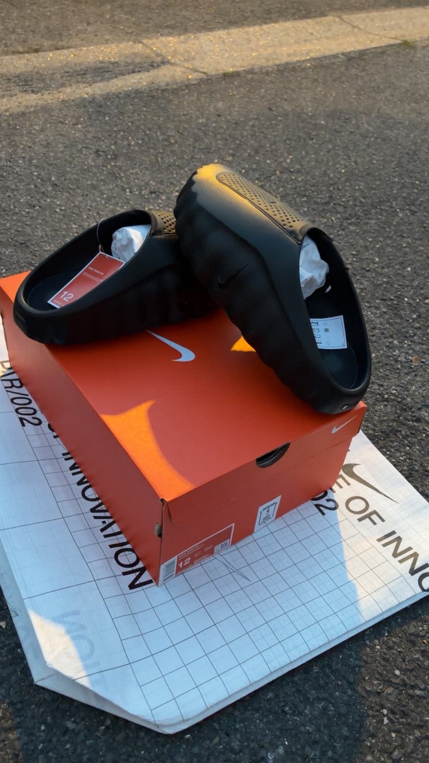 Nike Mind 001 Slide « Triple Black » – Photos réelles – En stock 🇫🇷