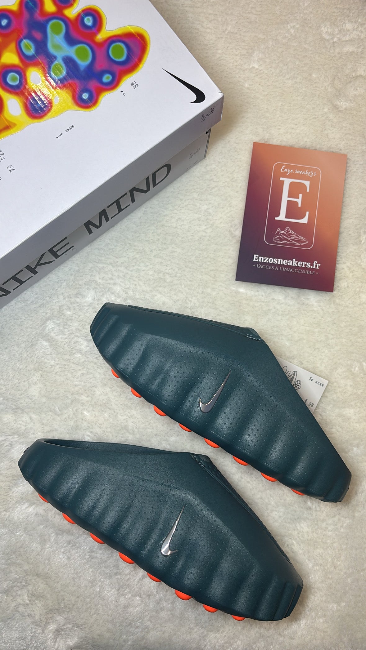 Nike Mind 001 Slide Mineral Slate HQ4307-300 — Mule Neuro-Sensorielle Minimaliste