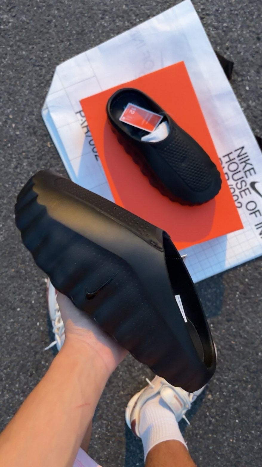 Nike Mind 001 Slide « Triple Black » – Photos réelles – En stock 🇫🇷