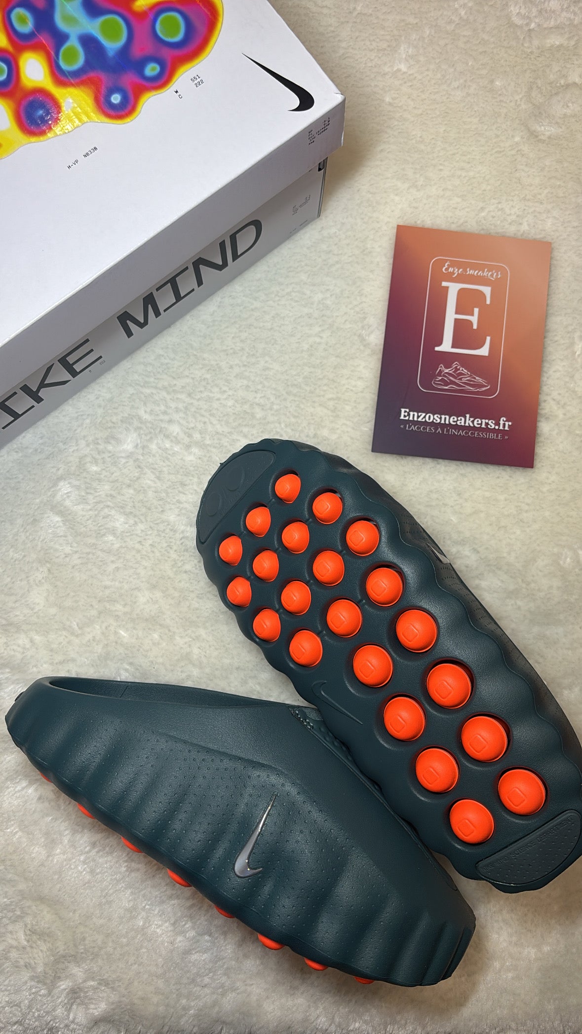 Nike Mind 001 Slide Mineral Slate HQ4307-300 — Mule Neuro-Sensorielle Minimaliste