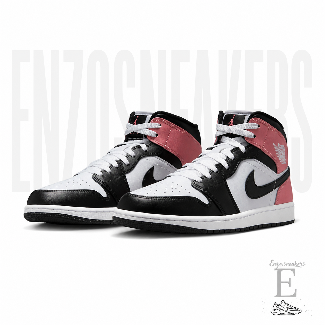 Air Jordan 1 Mid “White / Rust Pink / Black” – Real Photos – In Stock 🇫🇷