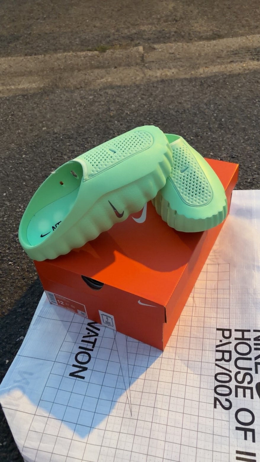 Nike Mind 001 Slide « Cucumber Calm » – Photos réelles – En stock 🇫🇷