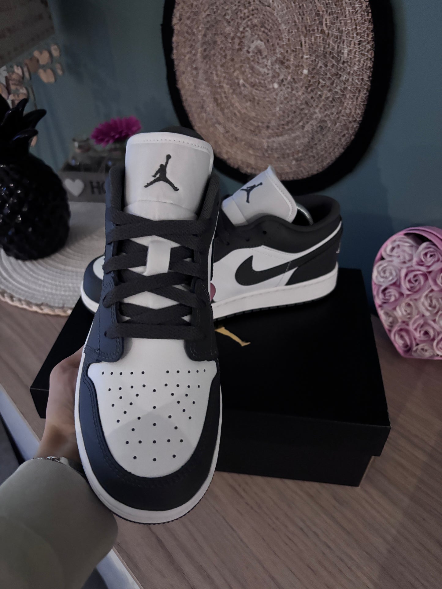 Jordan 1 Low Gris Blanc – Photos réelles – En stock 🇫🇷